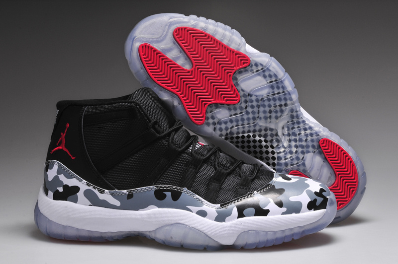 Air Jordan 11 Mens Shoes Black/Camouflage Online